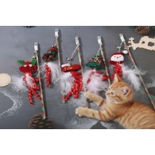 Shoplet Buğz Yılbaşı Temalı Zilli Kedi Oyun Oltası