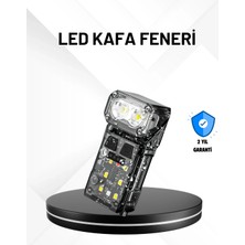 Shoplet Buğz Sensörlü LED Kafa Feneri Şarj Edilebilir Manyetik Eller Serbest