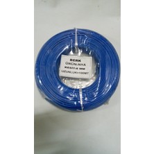 İNWATT 6 mm Mavi Nya Kablo 100 Metre Tam Kesit Cca Kablo