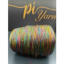 Pi Yarn Azeta Filati Borabora %100 Viskon Ithal Ip Renkli 200GR