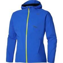 Mizuno Waterproof 20K Hooded Jacket Erkek Yağmurluk Mavi