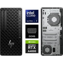 Hp Ws Z1 G1I Ultra 7 265 B34JSES-K0117 96GB 4tb+4tb Rtx A4000 16GB W11PRO Masaüstü Iş Istasyonu
