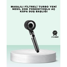 Shoplet Buğz Aç Kapa Tuşlu Filtreli Duş Başlığı Yeni Nesil Tasarım