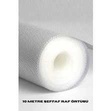 Shoplet Buğz 10 Metre Şeffaf Silikonlu Kaymaz Çekmece Içi Düzenleyici