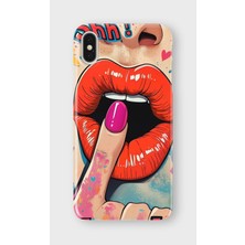 Lelia iPhone X/xs Uyumlu Baskılı Şeffaf Telefon Kılıfı | Koleksiyon: Queenmode Femme