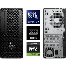 Hp Ws Z1 G1I Ultra 7 265 B34JSES-K0067 32GB 4tb+4tb Rtx 3050 6gb W11PRO Masaüstü Iş Istasyonu