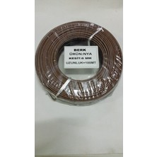 İNWATT 6 mm Kahverengi Nya Kablo 100 Metre Tam Kesit Kablo