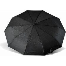Basepoint Siyah Fiber Telli Tam Otomatik Rahat Saplı Şemsiye