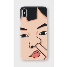 Lelia iPhone X/xs Uyumlu Baskılı Şeffaf Telefon Kılıfı | Koleksiyon: Memecraft Studio