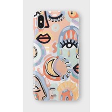 Lelia iPhone Xs Max Uyumlu Baskılı Şeffaf Telefon Kılıfı | Koleksiyon: Oneline Essence