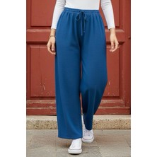 İmaj Butik Indigo Bol Paça Ayrobin Pantolon