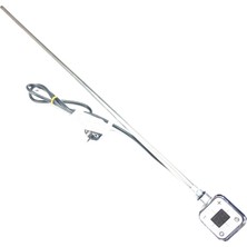 Sern 1000W Krom Renk Kare Dijital HP013 Model Havlupan Isıtıcı Rezistans 230V L:720MM 1/2'' (Yarım Parmak)