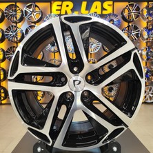 Bk Jant 4 Adet BK-5516 7.5*17 5*108 ET40 65.1 Black Mack Jant (Takım)