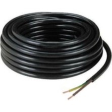 İNWATT 50 Metre 2x1.5 Cca Ttr Çok Telli Elektrik Kablosu - Siyah Renk