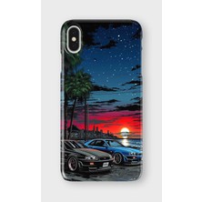 Lelia iPhone X/xs Uyumlu Baskılı Şeffaf Telefon Kılıfı | Koleksiyon: Turboline Streetworks