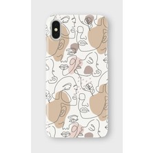 Lelia iPhone Xs Max Uyumlu Baskılı Şeffaf Telefon Kılıfı | Koleksiyon: Oneline Essence