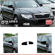 Tuning Vadisi Skoda Superb B6 Batman Yarasa Ayna Kapağı Piano Black / 2008-2015 Arası