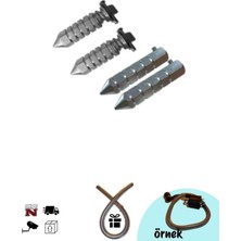 GMS Cg Cup Ön Arka Sivri Basamak Takımı Köşeli Galvanizli (+Buji Kablo Kılıfı)