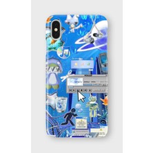 Lelia iPhone Xs Max Uyumlu Baskılı Şeffaf Telefon Kılıfı | Koleksiyon: Aeroglass Mirage