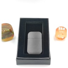 Klasik Zarif Ufak Gazlı Çakmak Siyah Renk