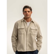 Erkek Cep Detaylı Kaşe Ceket