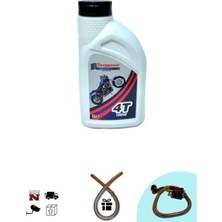 GMS Motosiklet Cg Cup Scooter Motor Yağı 10W40 1 Lt (+ Buji Kablo Kılıfı)