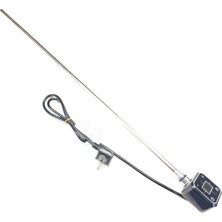 Sern 1200W Siyah Renk Kare Dijital HP013 Model Havlupan Isıtıcı Rezistans 230V L:800MM 1/2'' (Yarım Parmak)