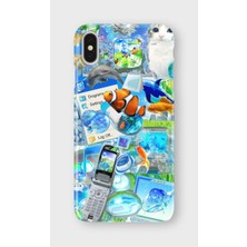 Lelia iPhone X/xs Uyumlu Baskılı Şeffaf Telefon Kılıfı | Koleksiyon: Aeroglass Mirage