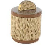 Mikasa Moor P230.125094 Cappuccıno Rafya Gold Kapaklı Kutu 14X19CM