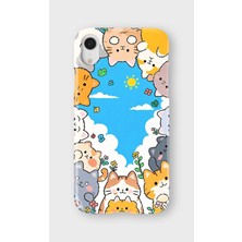 Lelia iPhone Xr Uyumlu Baskılı Şeffaf Telefon Kılıfı | Koleksiyon: Kawaiimilk Dreamies