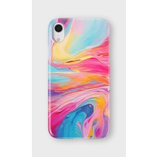 Lelia iPhone Xr Uyumlu Baskılı Şeffaf Telefon Kılıfı | Koleksiyon: Pastelbloom Soft Series