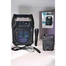 Shoplet Buğz Güçlü ve Şarj Edilebilir Bluetooth Hoparlör 6.5 Inç