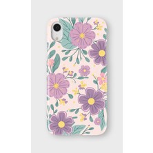 Lelia iPhone Xr Uyumlu Baskılı Şeffaf Telefon Kılıfı | Koleksiyon: Pastelbloom Soft Series