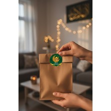 Birikiyedi 45 Adet Hayırlı Ramazanlar Etiketi (3 Çeşit) Yuvarlak Yapışkanlı Etiket Sticker 3,5 cm