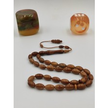 Usta Işcilikli Kuka Ağacı Tesbih 7*11 mm Arpa Kesim Takımlı Sistemli