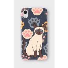 Lelia iPhone Xr Uyumlu Baskılı Şeffaf Telefon Kılıfı | Koleksiyon: Pawprint Stories