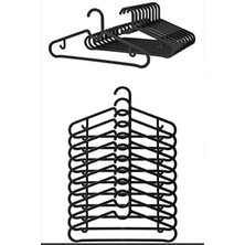 Sween Home 10 Adet Plastik Elbise Askısı