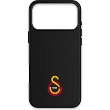 iPhone 17 Pro Max Uyumlu Galatasaray Arma Deri Magsafe Lisanslı Telefon Kılıfı