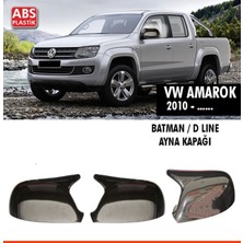 Tuning Vadisi Amarok Batman Yarasa Ayna Kapağı Piano Black / 2010 Sonrası Uyumlu