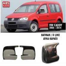 Tuning Vadisi Caddy Mk2 Batman Yarasa Ayna Kapağı Piano Black / 2005 - 2014