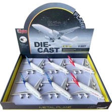 Shoplet Buğz HW-A380 Cb Işıklı-Sesli Metal Yolcu Uçağı