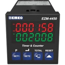 EZM-4450.1.00.1.0/00.01/0.0.0.0 Emko EZM-4450 – Dijital Sayıcı ve Zaman Rölesi (48X48 Mm)