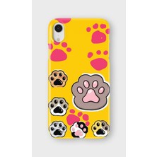 Lelia iPhone Xr Uyumlu Baskılı Şeffaf Telefon Kılıfı | Koleksiyon: Pawprint Stories