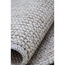 Deffino Home Krem Bej Iskandinav Bukleli Yumuşak Modern Minimalist Salon Koridor Mutfak Çocuk Oturma Odası Halısı