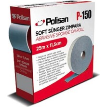 Polisan Soft Sünger Zımpara 150 Kum 25M x 11.5cm
