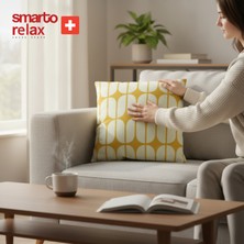 Smarto Relax Içi Dolgulu 4'lü Kırlent 45X45 cm Kare – Salon & Berjer Kırlenti