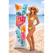 Toha Intex Fashion Şişme Deniz Yatağı 183×69 cm | Renkli Desenli, Hafif ve Konforlu (100 Kg)