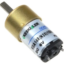 Keskinler Kga-14 6V 140RPM Redüktörlü Dc Motor
