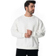 Erkek Sıfır Yaka Basic Sweatshirt