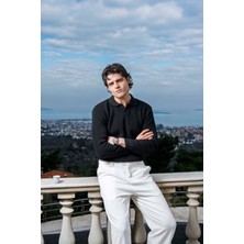 Erkek Basic Polo Yaka Triko Kazak